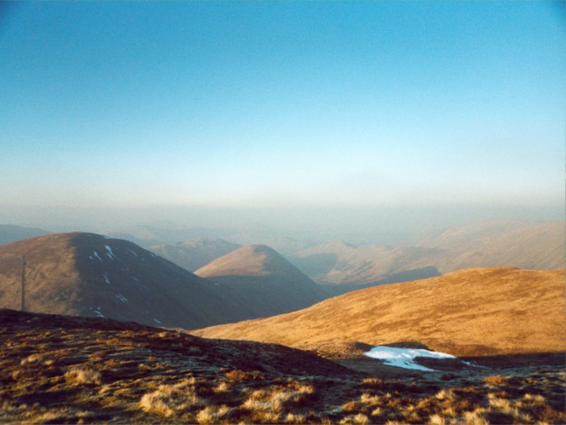 The Knott, looking north, towards Rest Dodd and The Nab